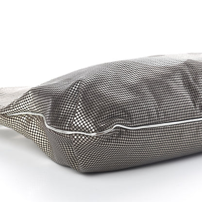 Chanel Metallic Perforated Lambskin Hollywood Hobo Silver 9 of 10