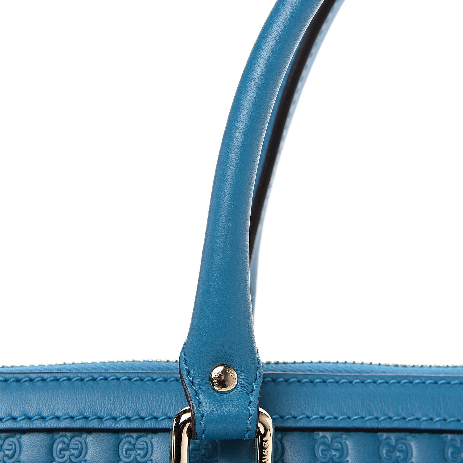 Gucci Soft Microguccissima Small Zippered Satchel Deep Cobalt 10 of 11