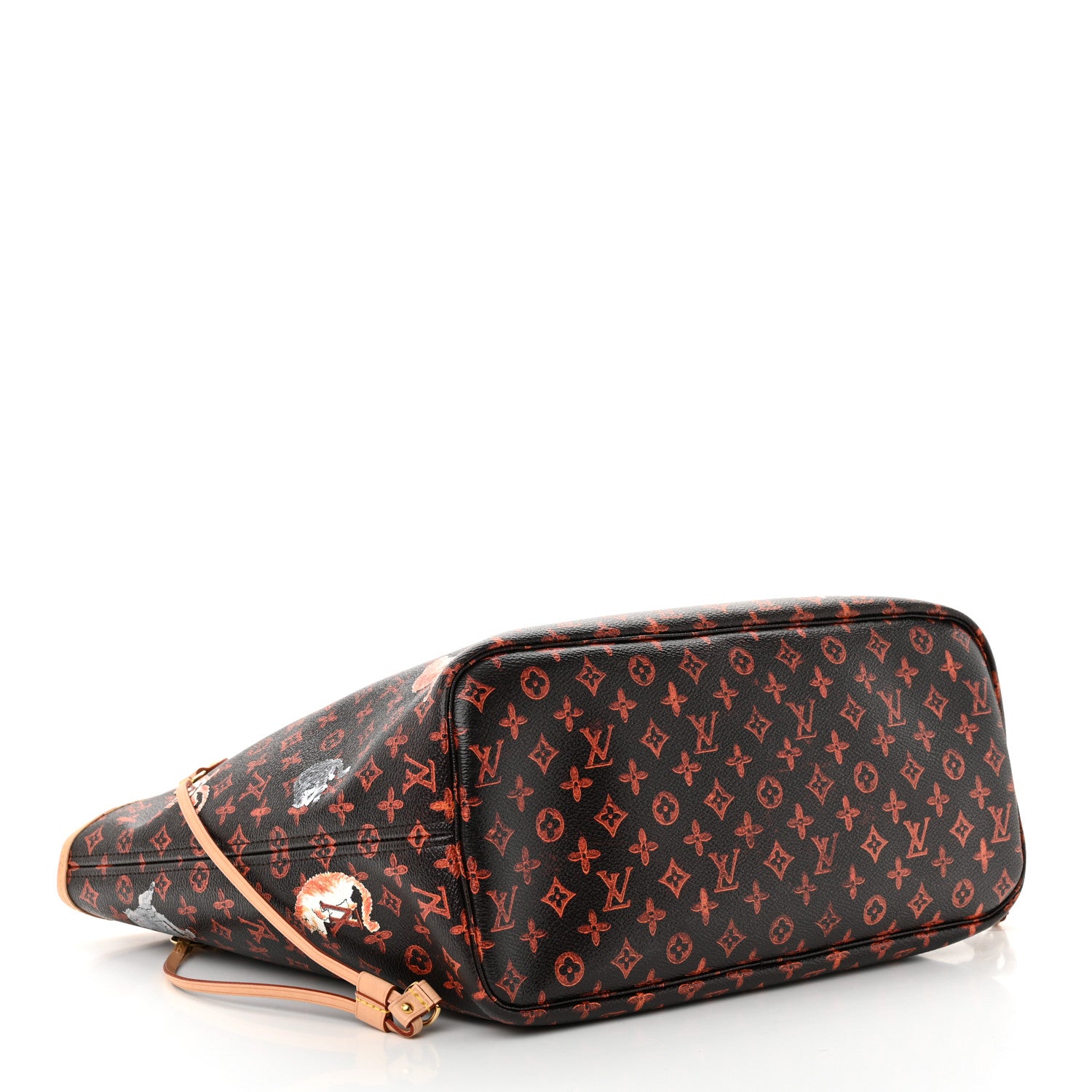 Louis Vuitton Catogram Neverfull MM Marron 5 of 12