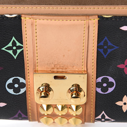 Louis Vuitton Monogram Multicolor Courtney Clutch Black 8 of 10