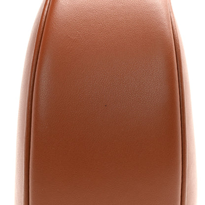 Celine Smooth Calfskin Triomphe Embroidered Ava Shoulder Bag Tan 12 of 12