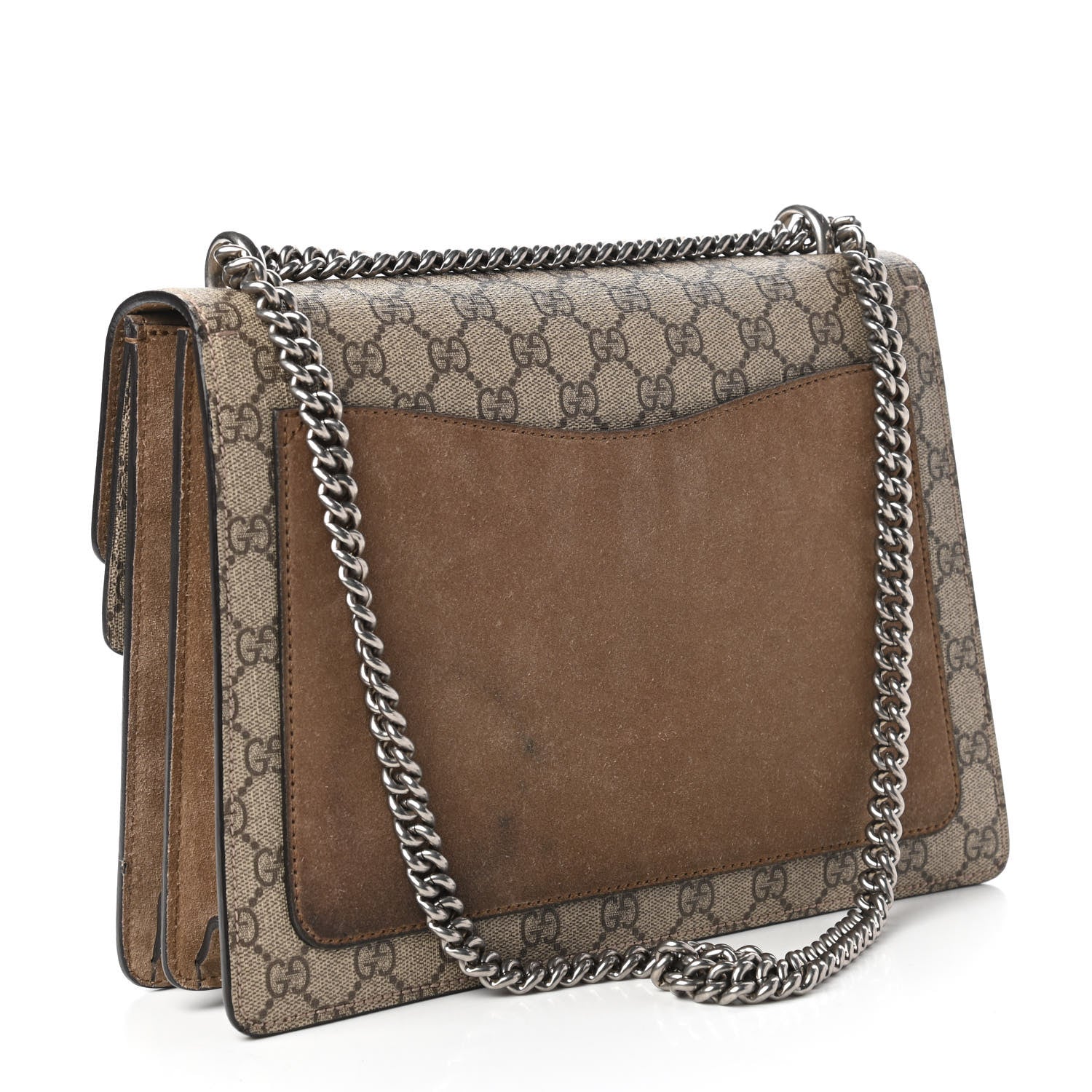 Gucci GG Supreme Monogram Medium Dionysus Shoulder Bag Taupe 3 of 10