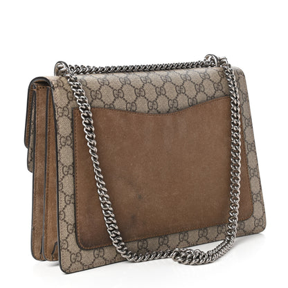 Gucci GG Supreme Monogram Medium Dionysus Shoulder Bag Taupe 3 of 10