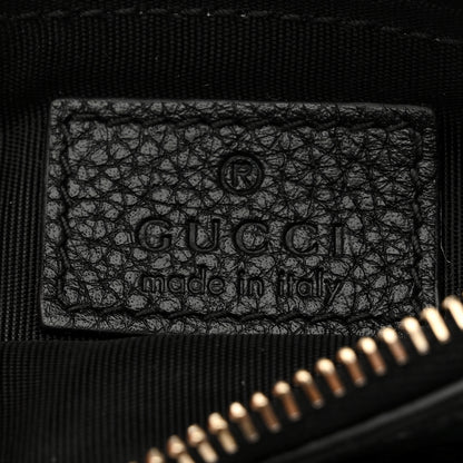 Gucci Guccissima GG Emblem Zip Key Case Black 6 of 8