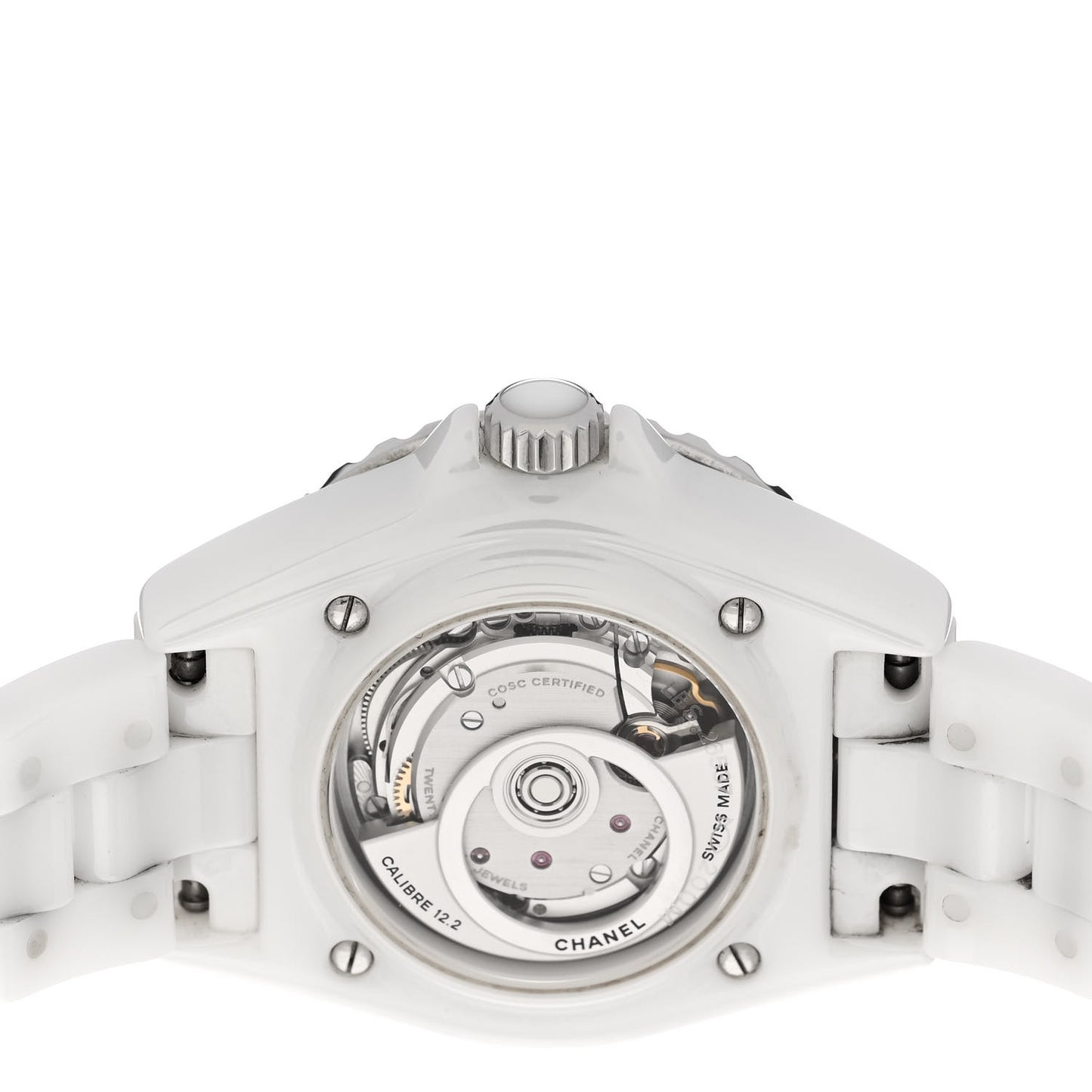 Stainless Steel Ceramic 33mm J12 Automatic Watch White