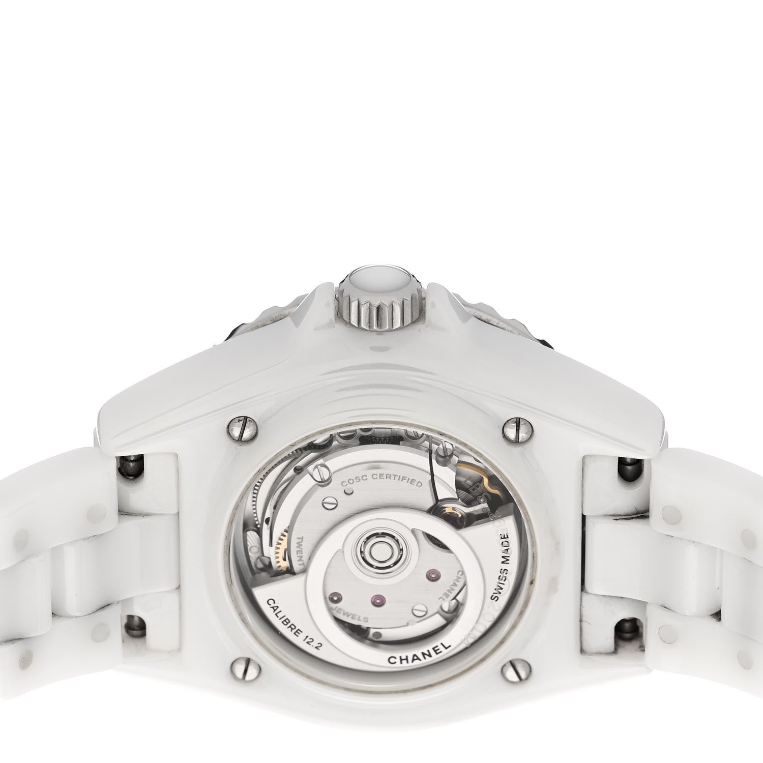 Chanel Stainless Steel Ceramic 33mm J12 Automatic Watch White 4 of 5