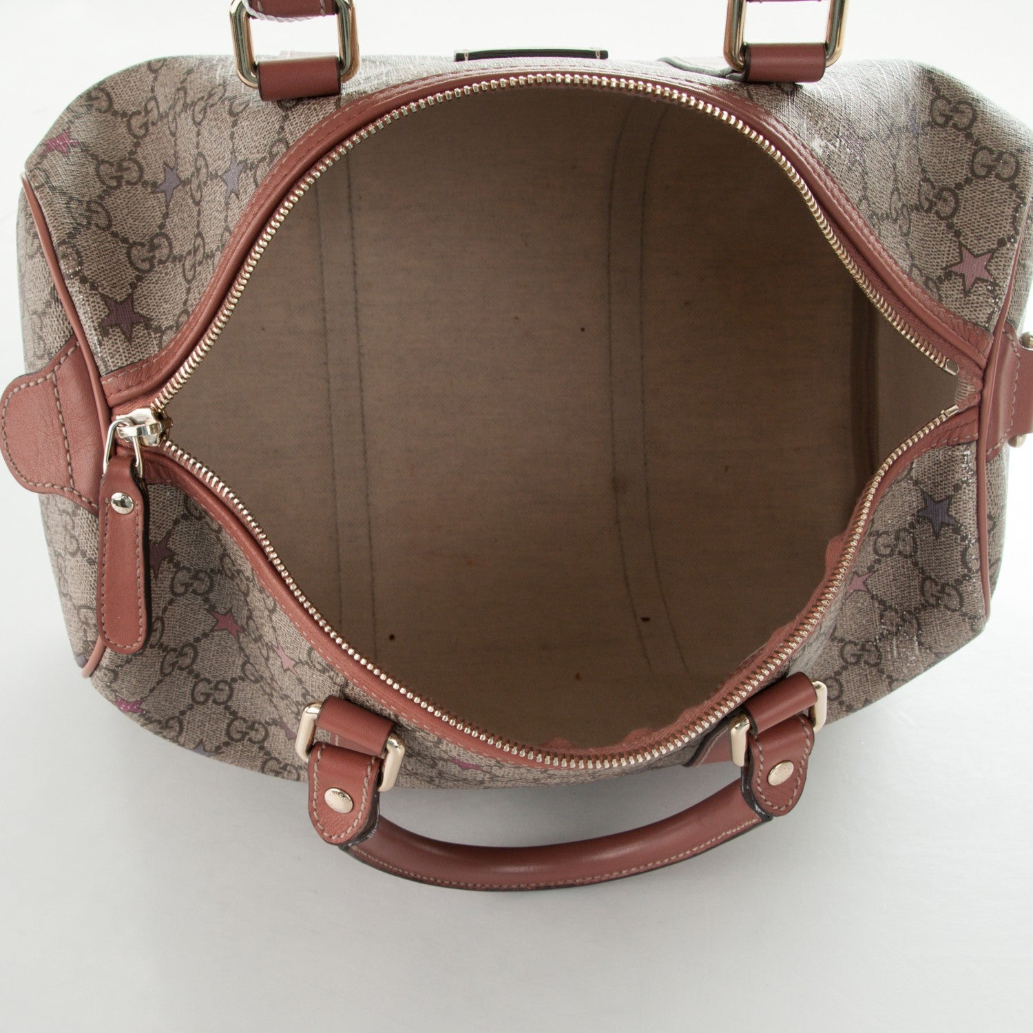 Gucci GG Supreme Stars Medium Joy Boston Pink 5 of 18