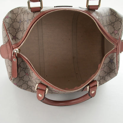 Gucci GG Supreme Stars Medium Joy Boston Pink 5 of 18