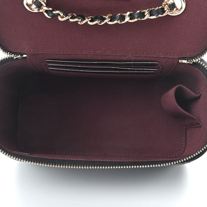 Chanel Caviar Quilted Small Vanity Case With Chain Black 5 of 9