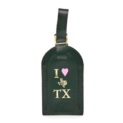 Louis Vuitton Calfskin Luggage Tag Green 1 of 4