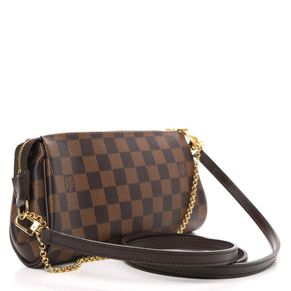 Louis Vuitton Damier Ebene Eva Clutch 3 of 9