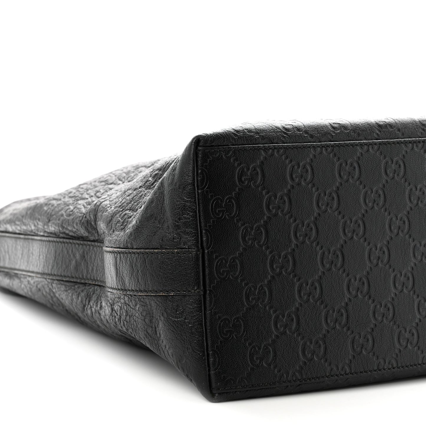 Guccissima Monogram Hobo Black