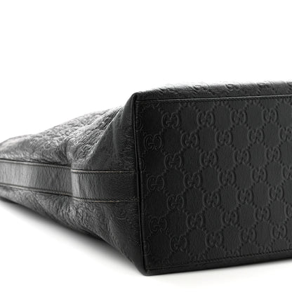Gucci Guccissima Monogram Hobo Black 9 of 12