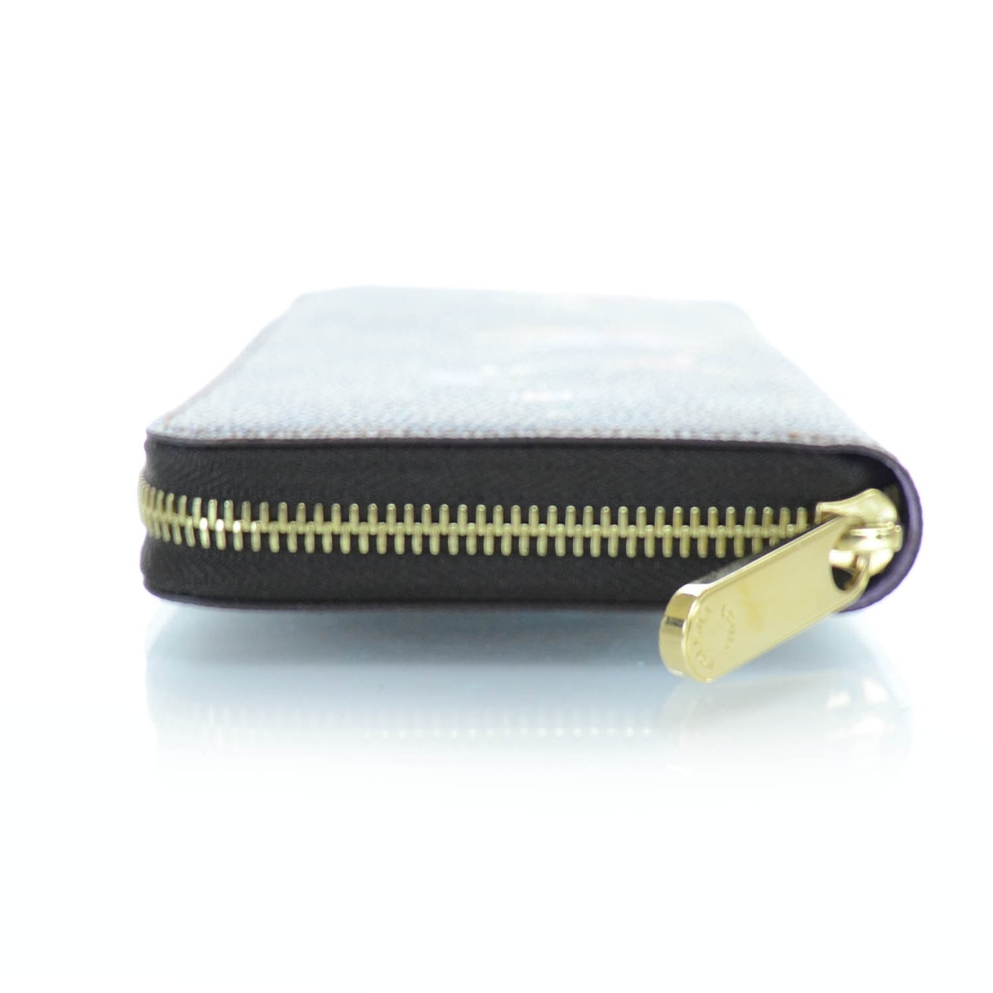 Damier Ebene Illustre Zippy Wallet Violet