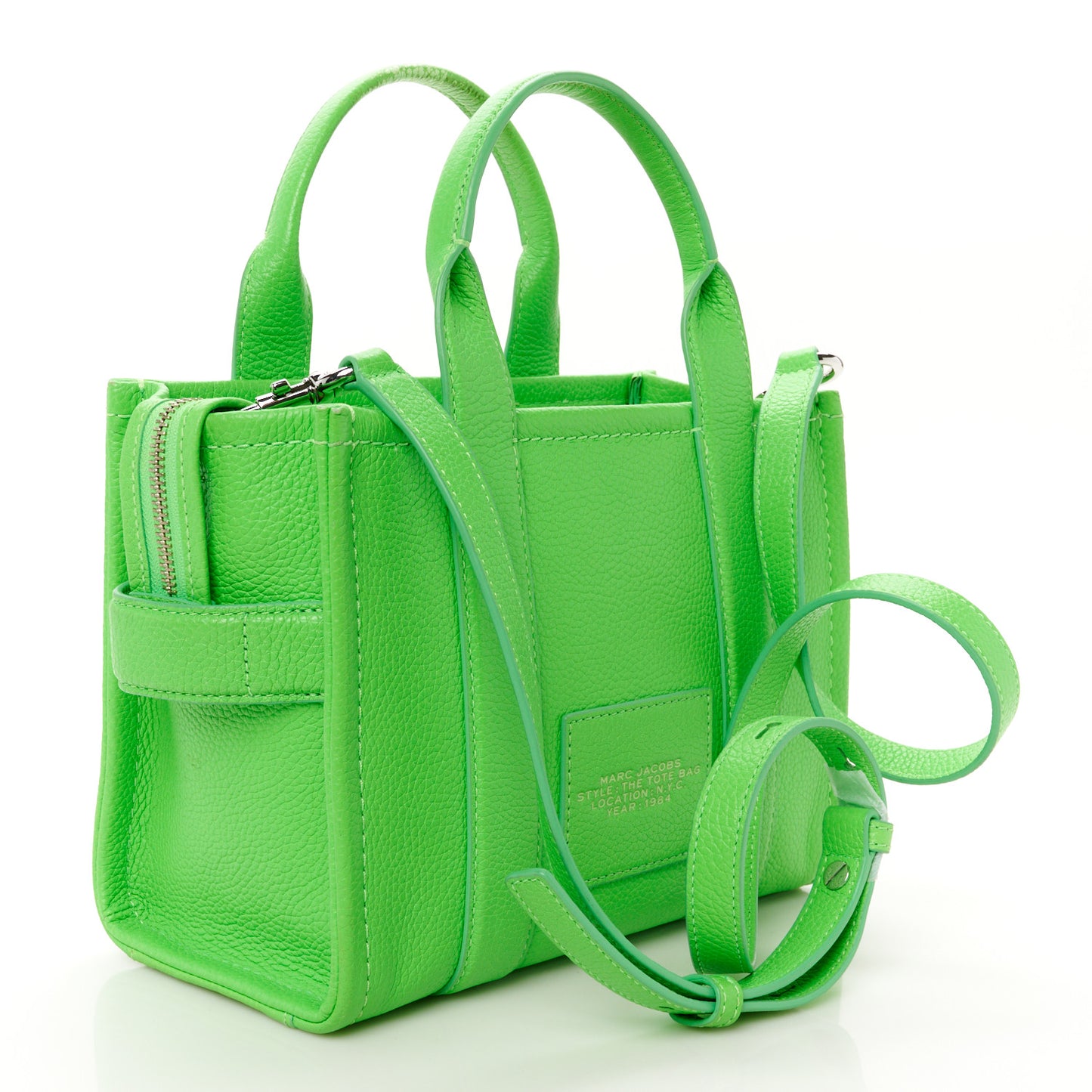 Grained Calfskin Small The Tote Bag Apple