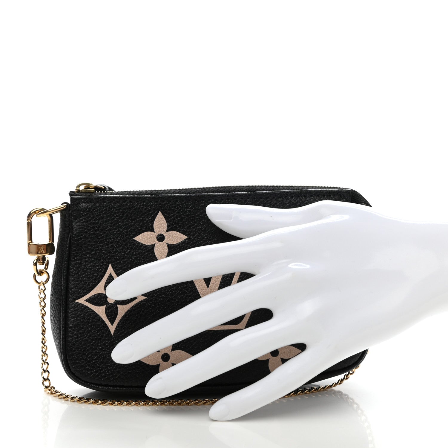 Louis Vuitton Empreinte Monogram Giant Mini Pochette Accessories Black 2 of 7