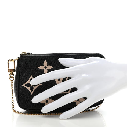 Louis Vuitton Empreinte Monogram Giant Mini Pochette Accessories Black 2 of 7