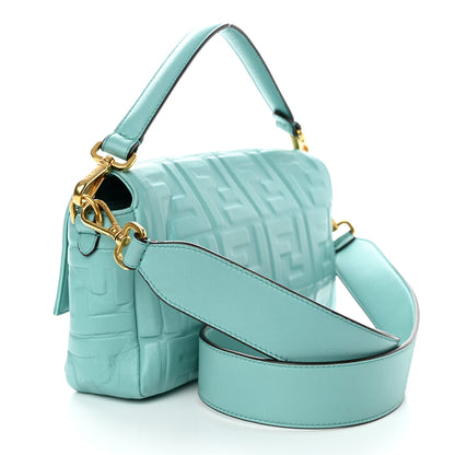 Fendi Nappa FF 1974 Embossed Baguette Tiffany 3 of 11