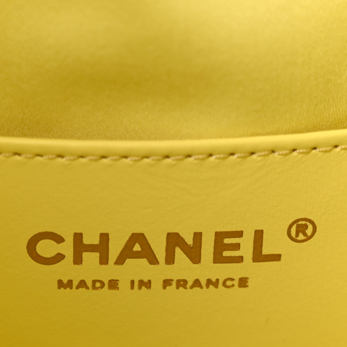 Caviar Quilted Small Chanel 25 Handbag Light Yellow