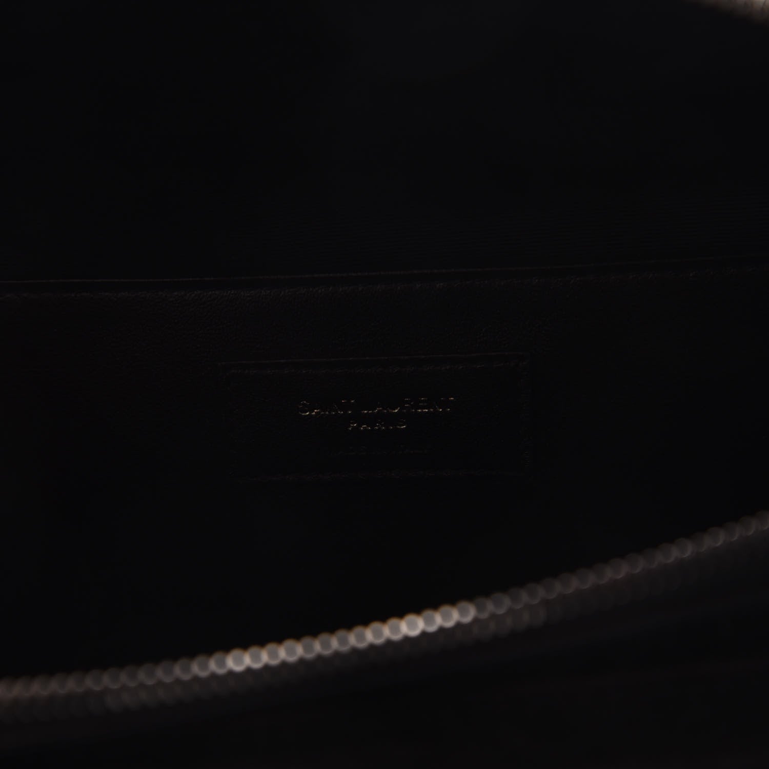 Saint Laurent Lambskin Subway Belt Bag Black 8 of 9
