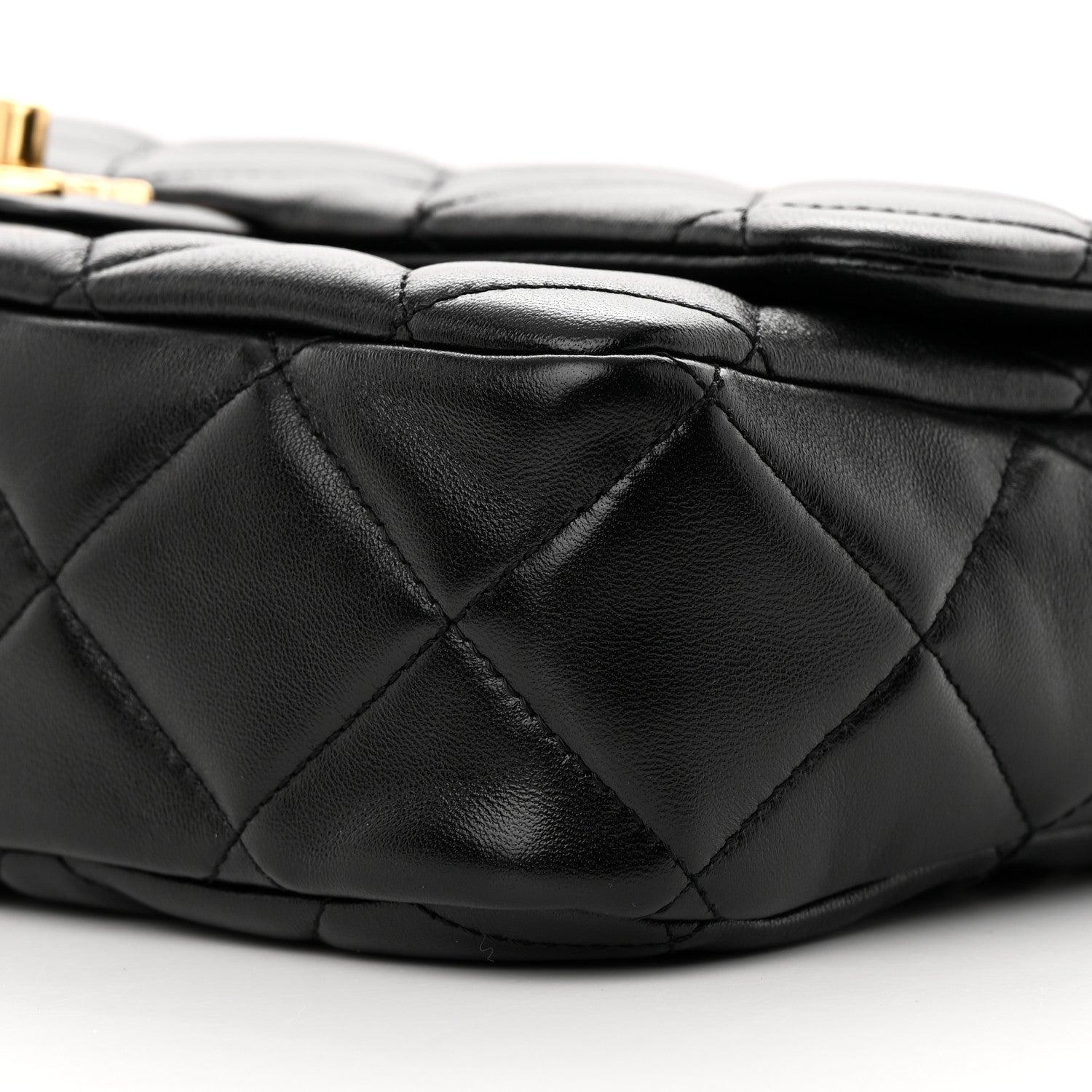Chanel Lambskin Quilted Large CC Funky Town Flap Black 10 of 13