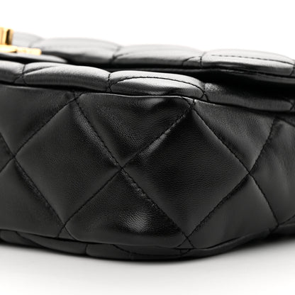 Chanel Lambskin Quilted Large CC Funky Town Flap Black 10 of 13