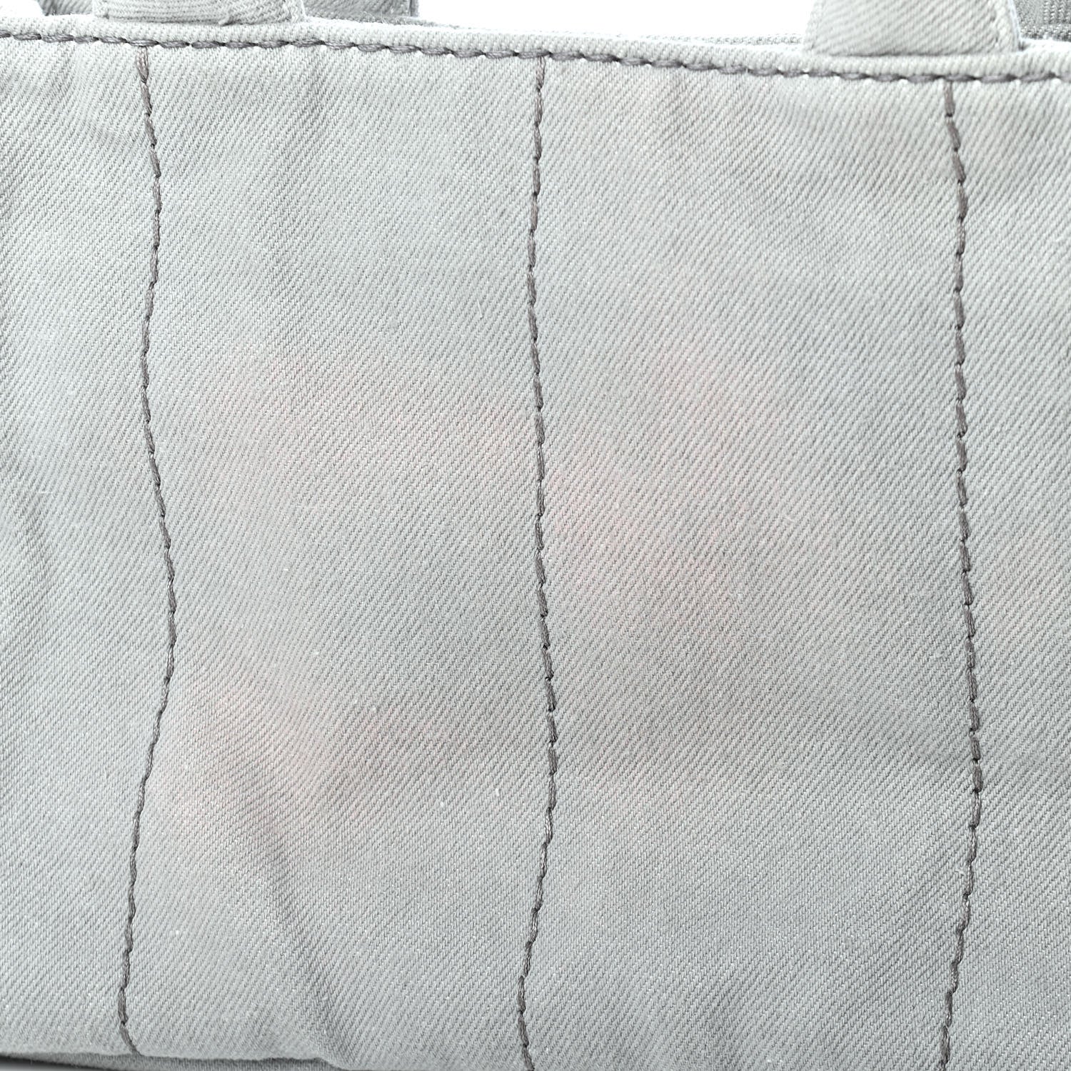 Prada Canapa Small Logo Tote Granito 10 of 11