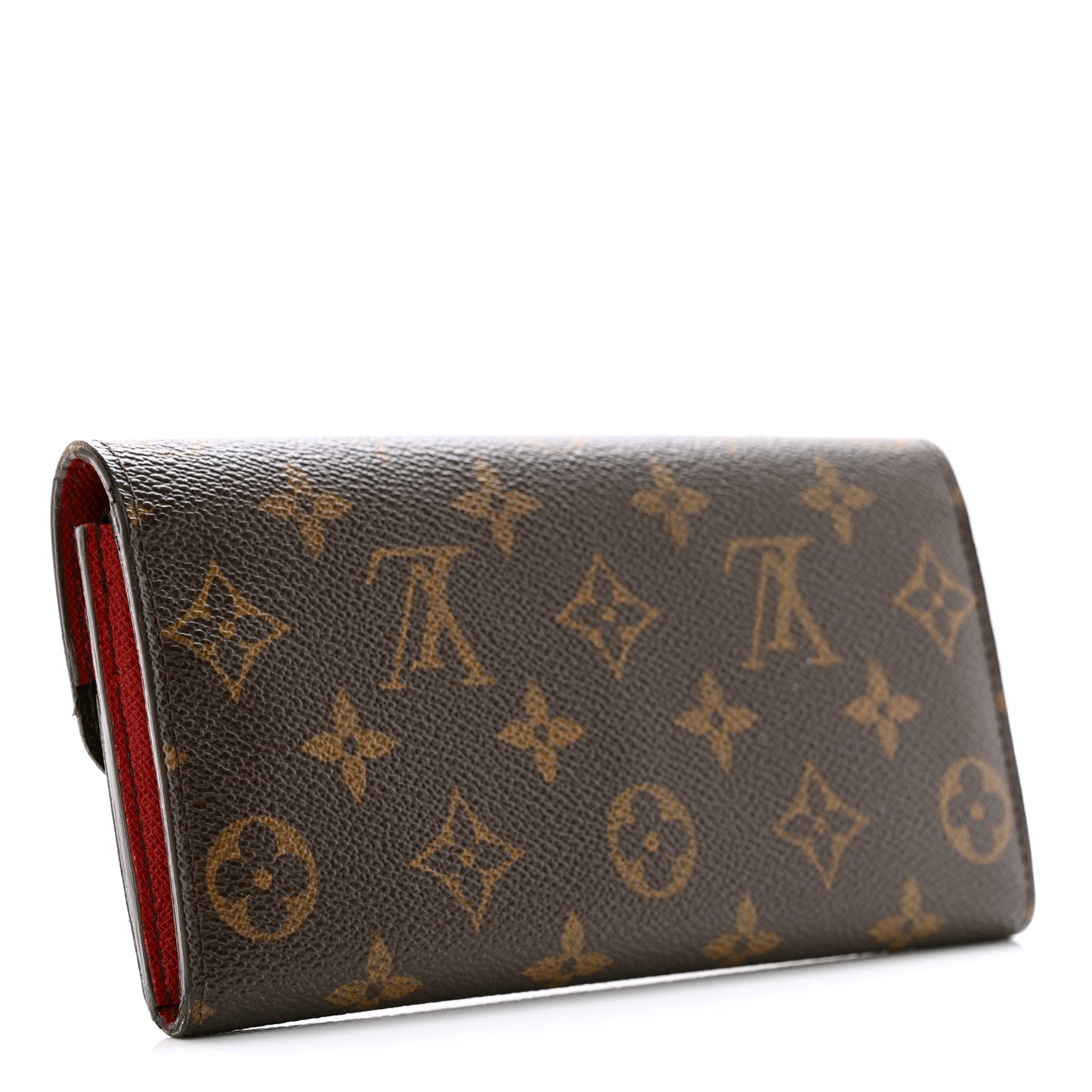 Monogram Emilie Wallet Rouge