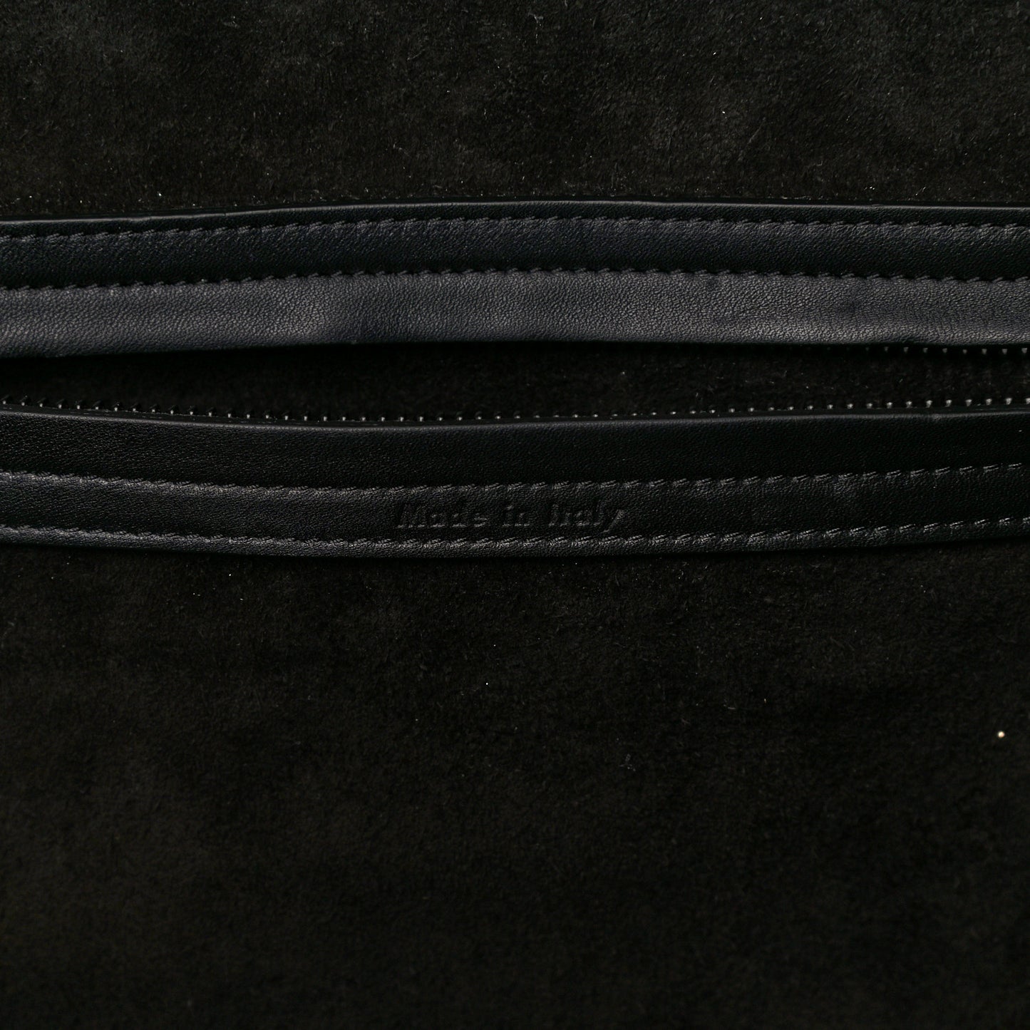 Supple Calfskin Medium Phantom Luggage Black