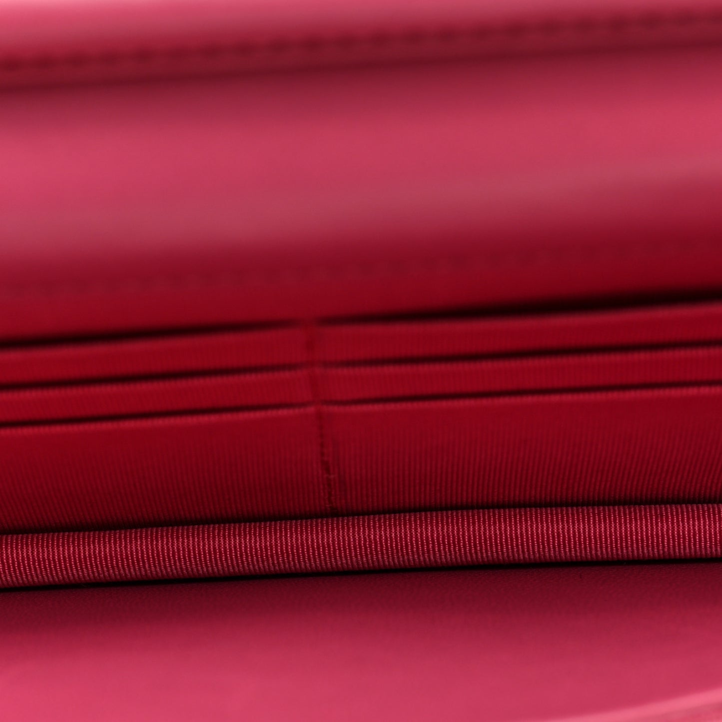 Lambskin Quilted Wallet On Chain WOC Pink