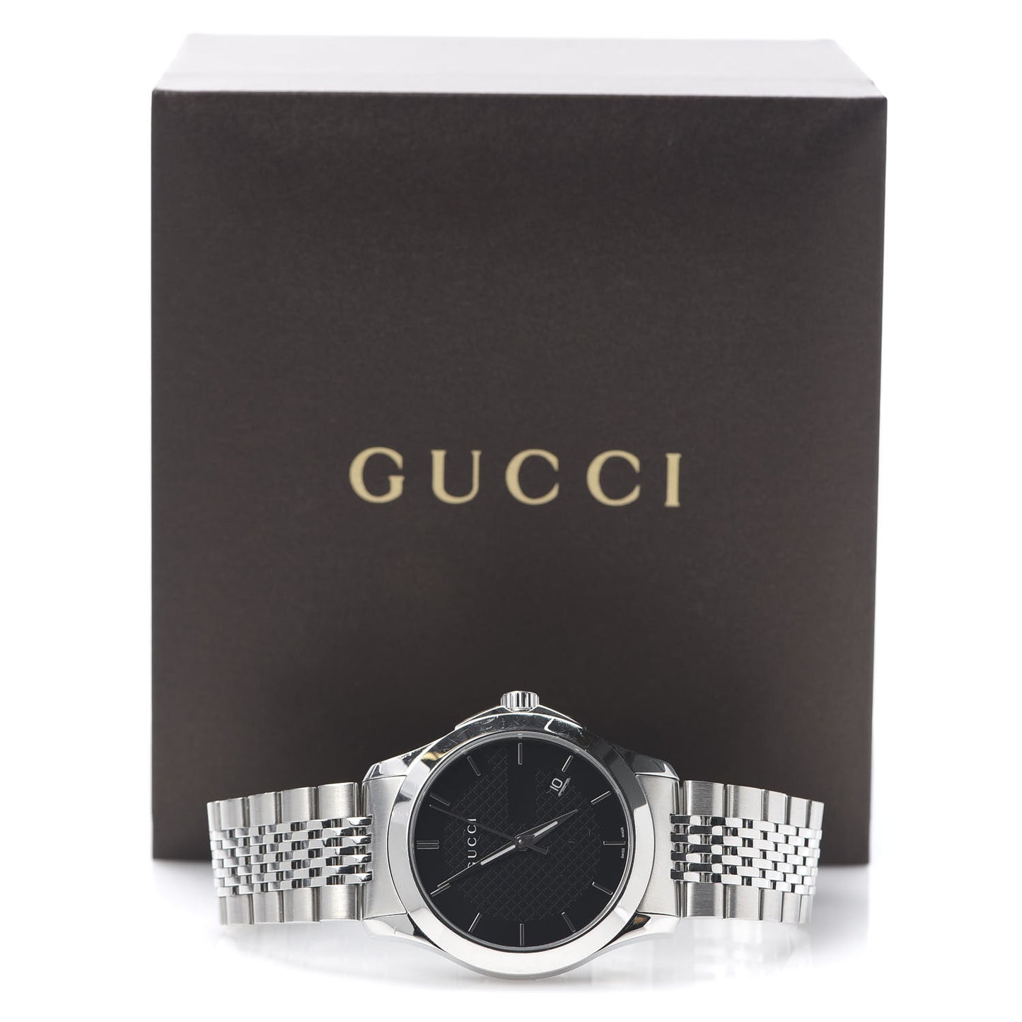 Stainless Steel 38mm G-Timeless Quartz Watch Black