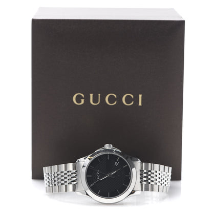 Gucci Stainless Steel 38mm G-Timeless Quartz Watch Black 9 of 9