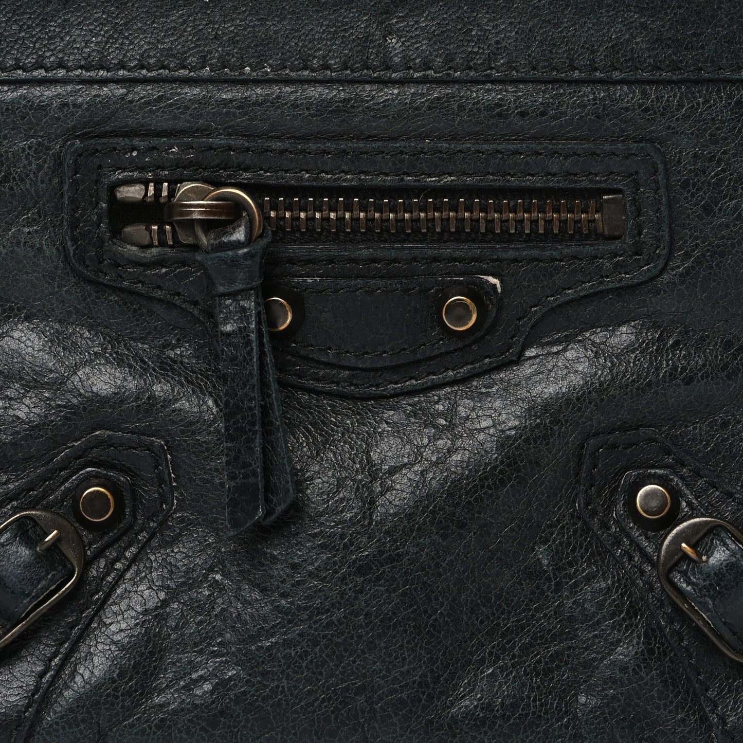 Agneau Classic Hardware M Porte-Monnaie Coin Purse Black