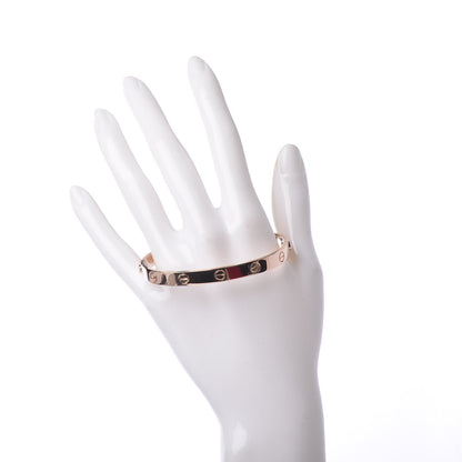 Cartier 18K Pink Gold LOVE Bracelet 18 2 of 5