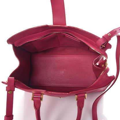 Saint Laurent Calfskin Small Classic Y Cabas Fuchsia 5 of 11