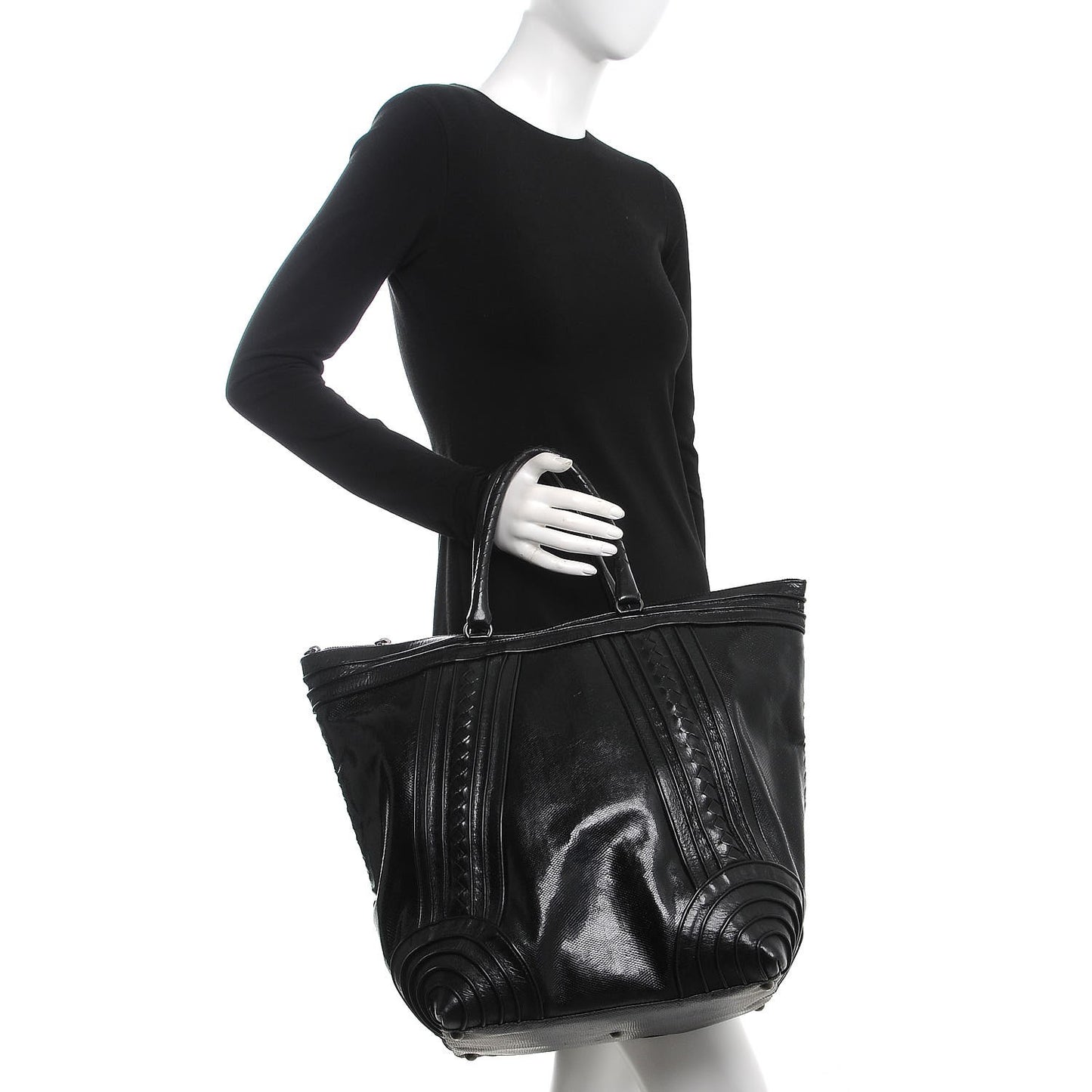 Karung Intrecciato Tote Nero Black