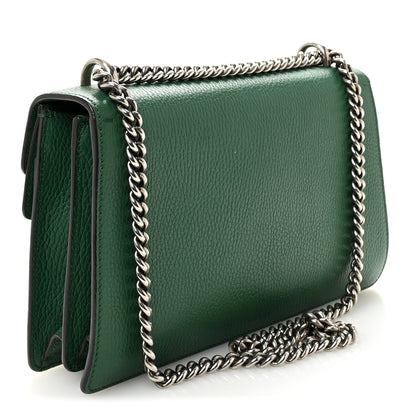 Gucci Pebbled Calfskin Small Dionysus Shoulder Bag Emerald 3 of 10
