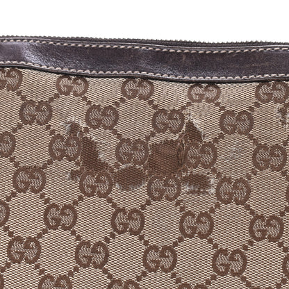 Gucci Monogram Web Studded Pelham Shoulder Bag Dark Brown 13 of 18