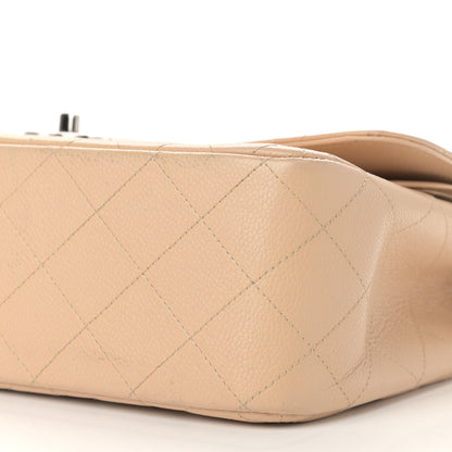 Chanel Caviar Quilted Jumbo Double Flap Light Beige 10 of 16