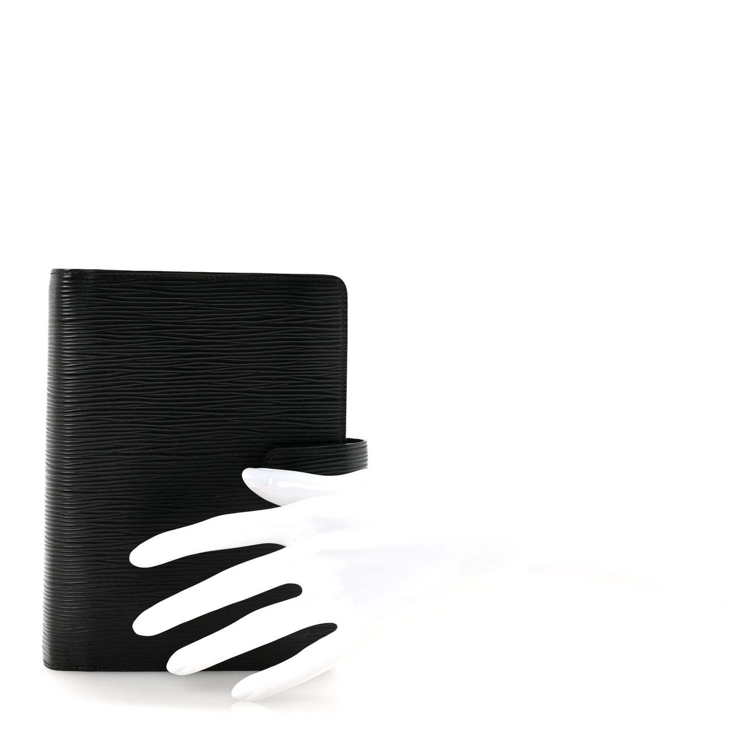 Epi Medium Ring Agenda Cover Black