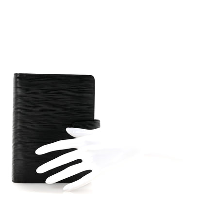 Louis Vuitton Epi Medium Ring Agenda Cover Black 2 of 6