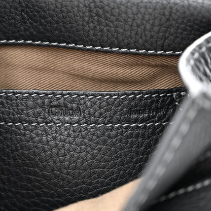 Chloe Grained Calfskin Small Marcie Saddle Bag Black 6 of 11