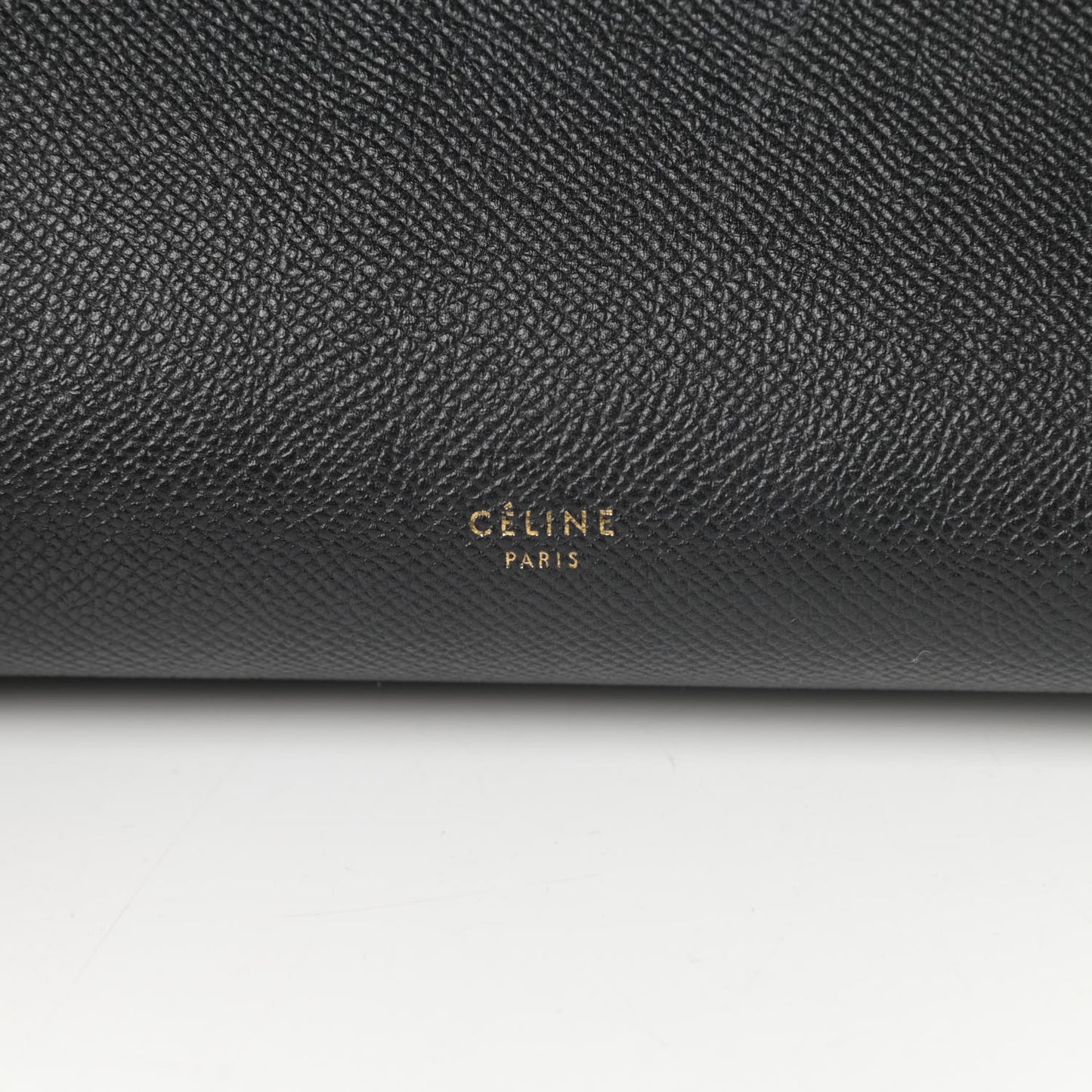 Grained Calfskin Mini Belt Bag Black