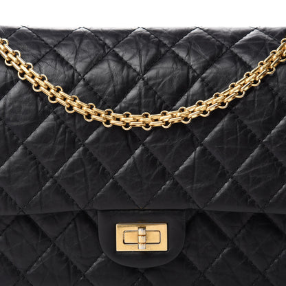 Chanel Aged Calfskin Quilted 2.55 Reissue 226 Flap Black 11 of 12