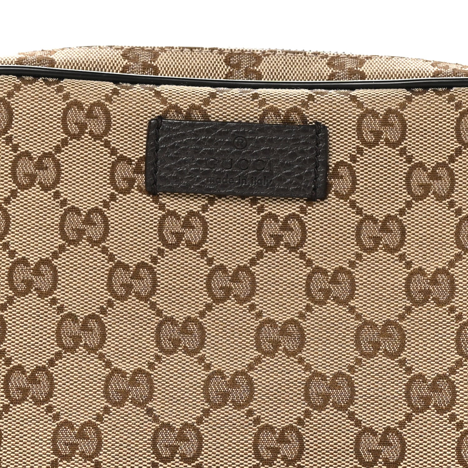 Gucci Monogram Belt Bag Dark Brown 8 of 10