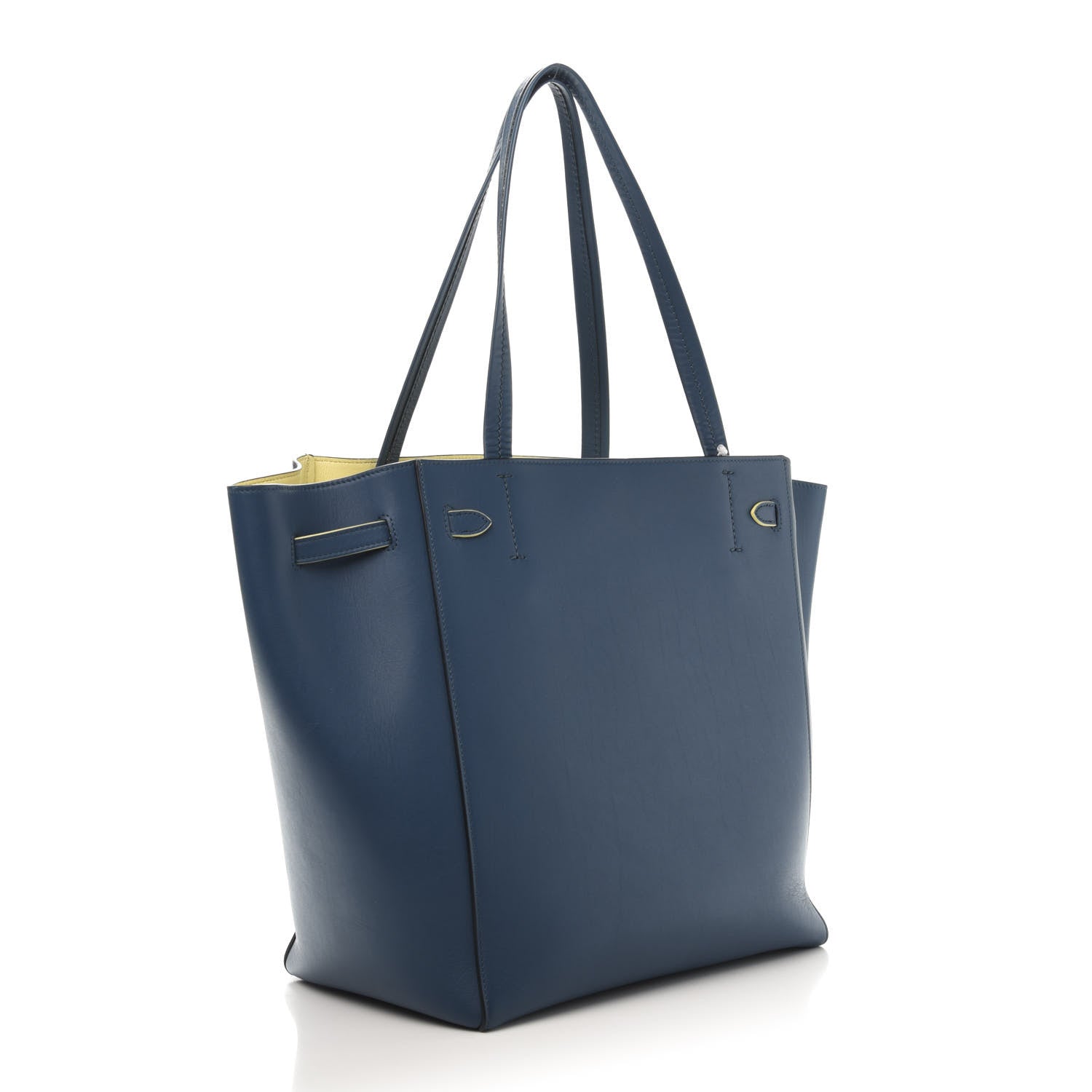 Celine Smooth Calfskin Small Tassel Cabas Phantom Deep Blue 3 of 10