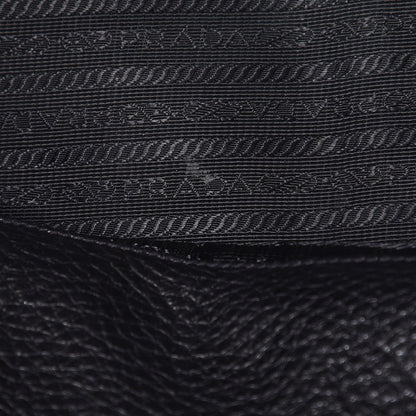 Prada Vitello Daino Shoulder Bag Black 12 of 12