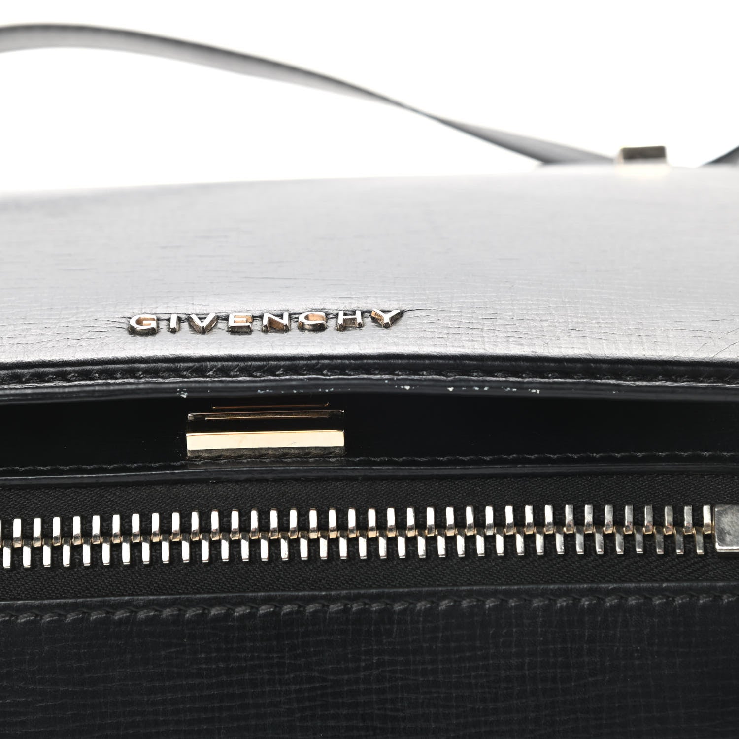 Givenchy Textured Calfskin Mini Pandora Box Crossbody Bag Black 11 of 11