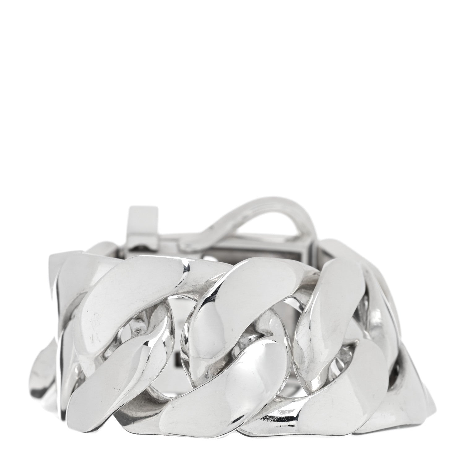 Hermes Sterling Silver Buckle Bracelet 2 of 3