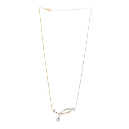 Chanel 18K White Yellow Gold Diamond Etoile Filante Necklace 3 of 4